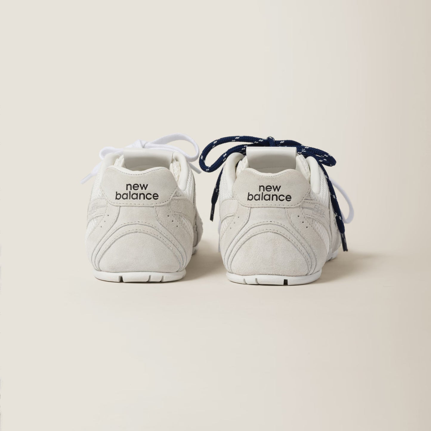New Balance x Miu Miu 530 SL suede-and-mesh trainers