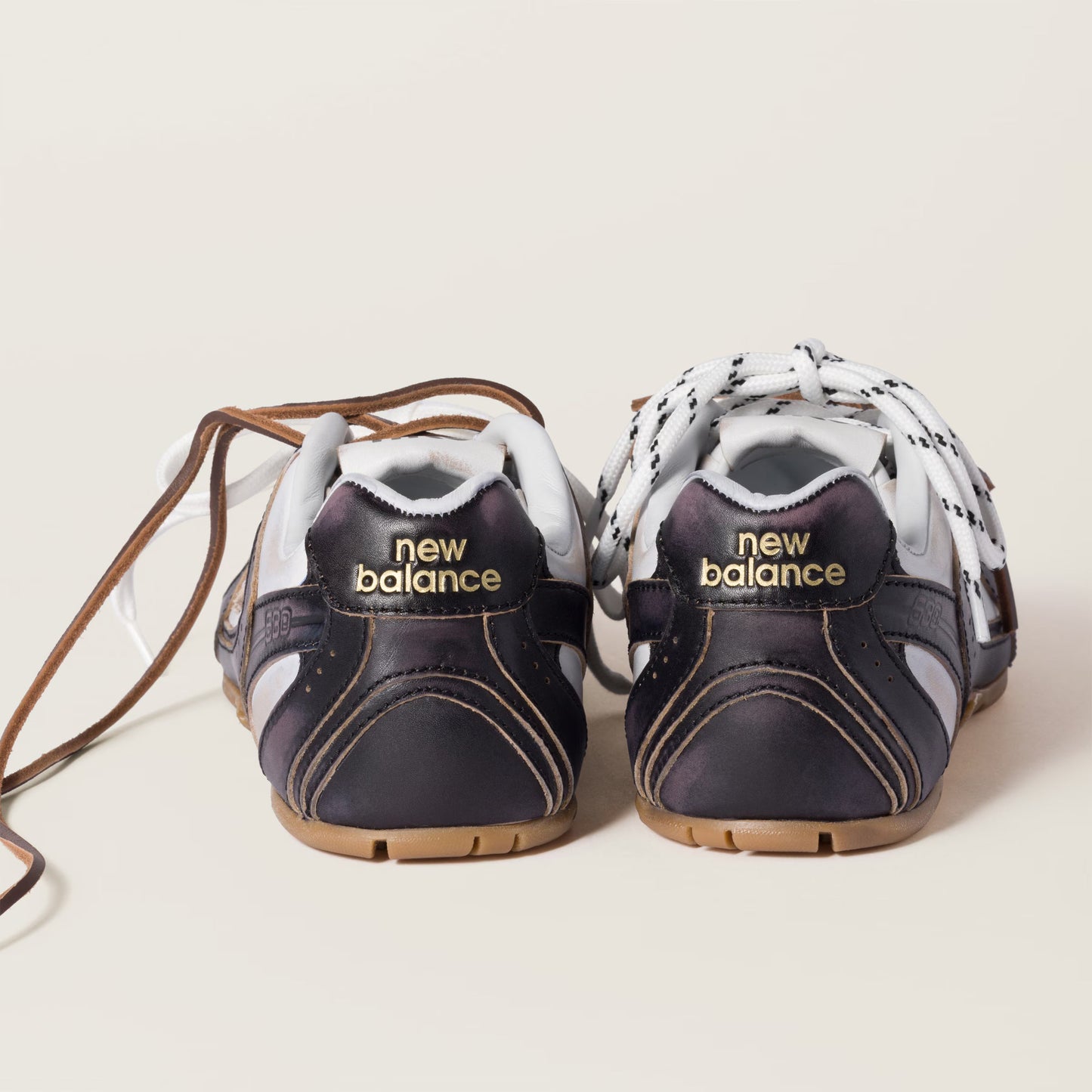 New Balance x Miu Miu 530 SL calf-leather trainers