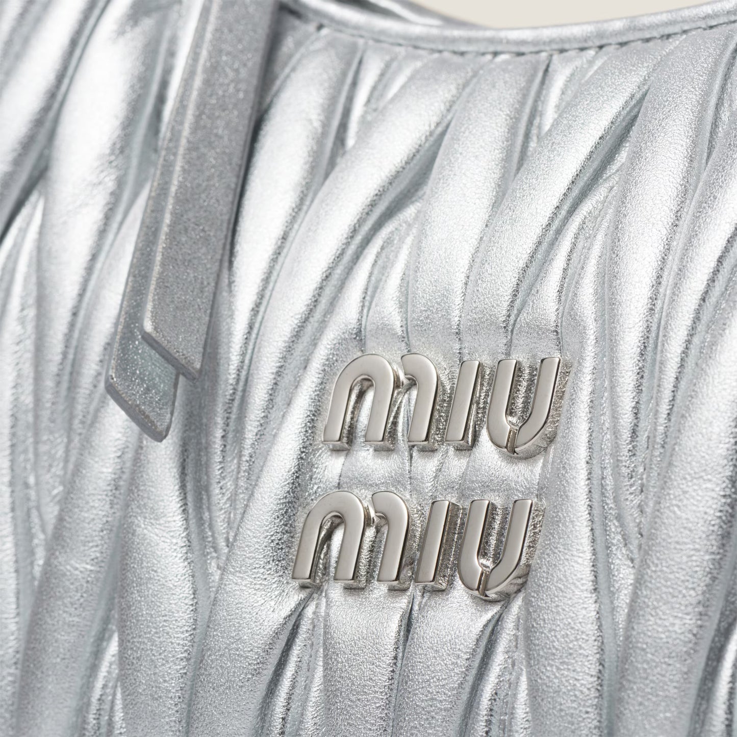 Small Wander Hobo Bag in Quilted Nappa Leather in Burgundy