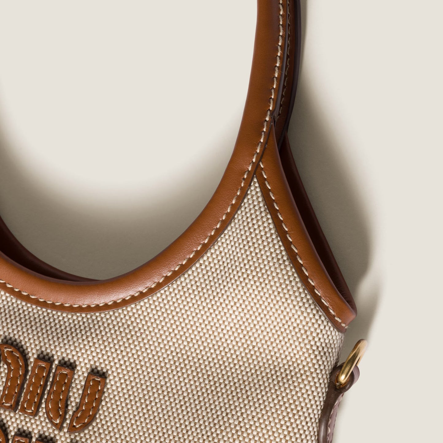 IVY canvas-and-leather handbag – Mini