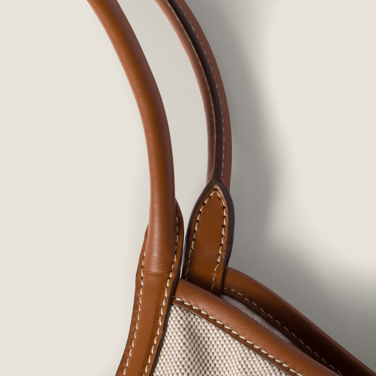 IVY canvas-and-leather tote – Large