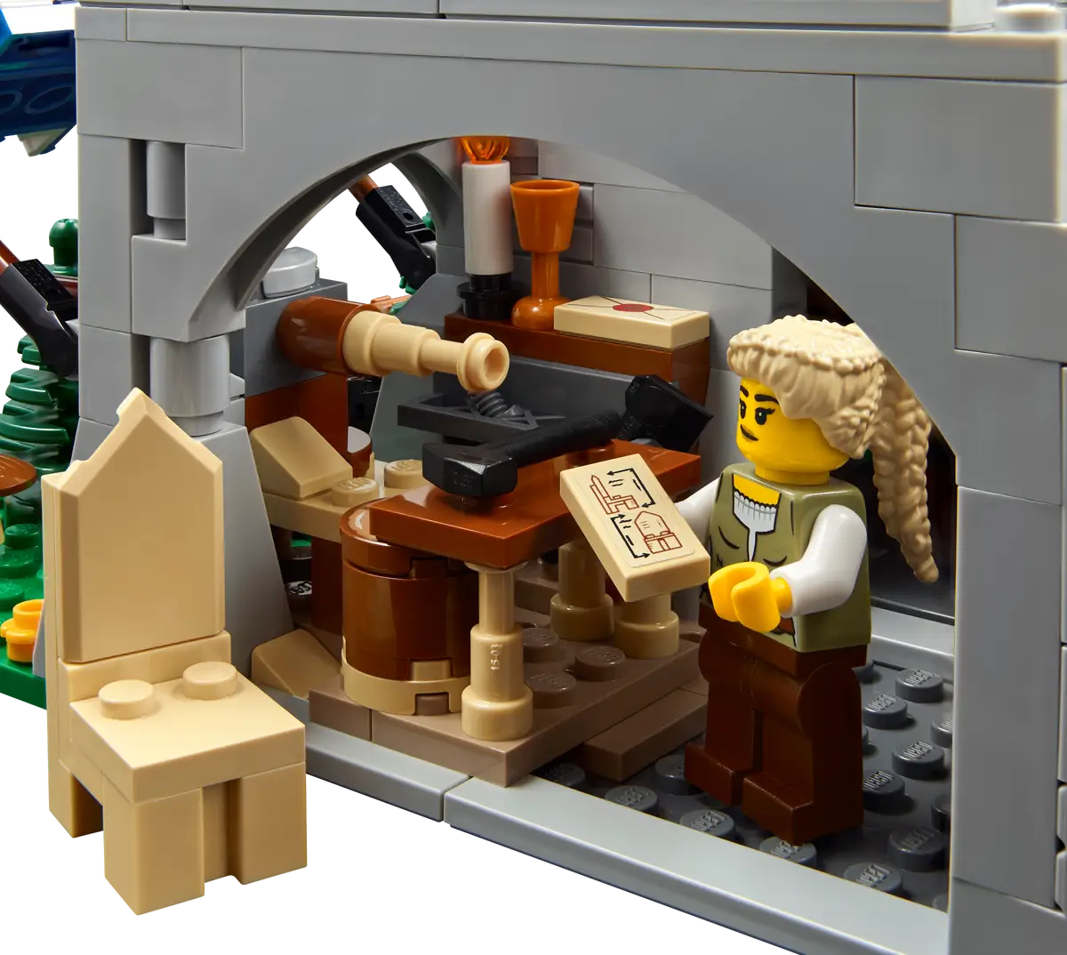 La place de la ville médiévale