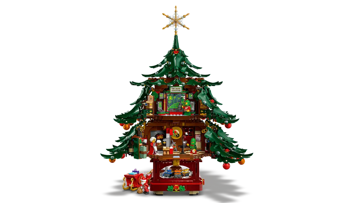 Sapin de Noël à construire en famille