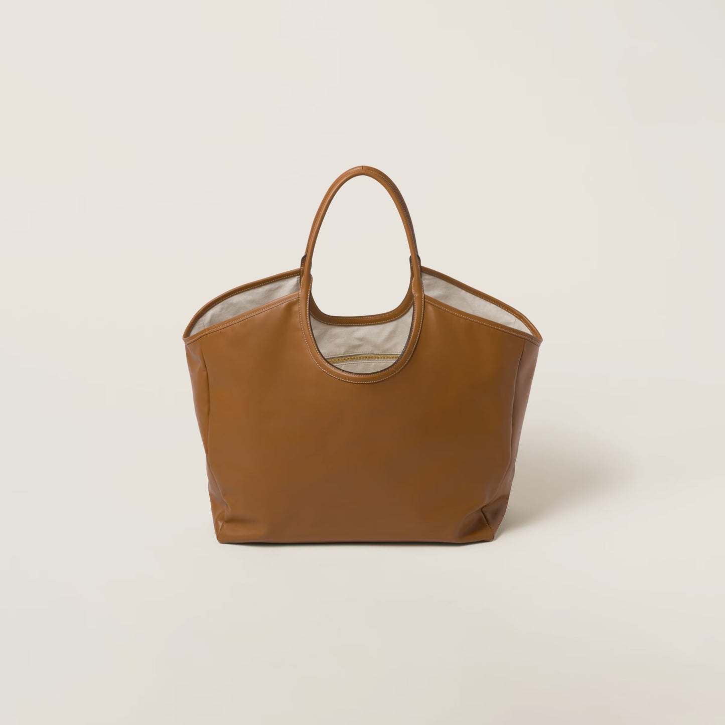 IVY large cognac leather handbag