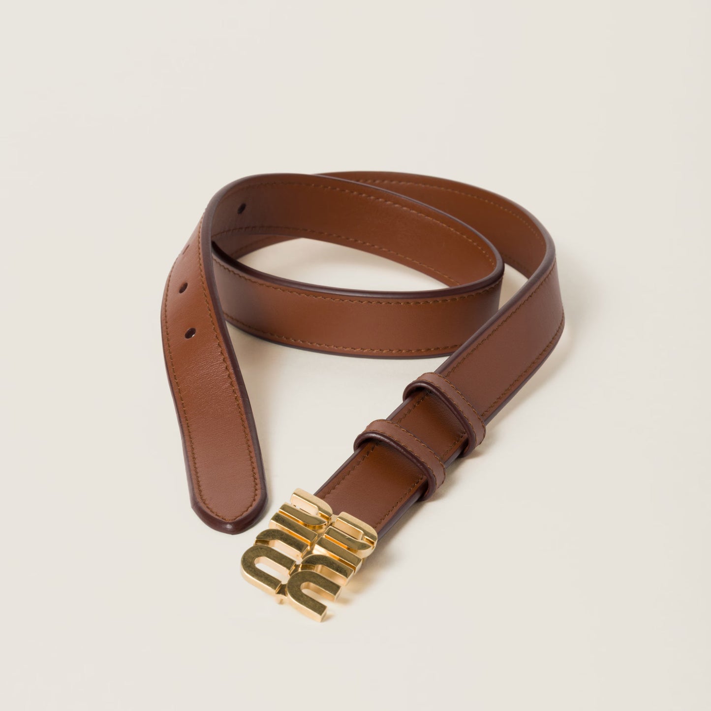 Leather belt – Tobacco