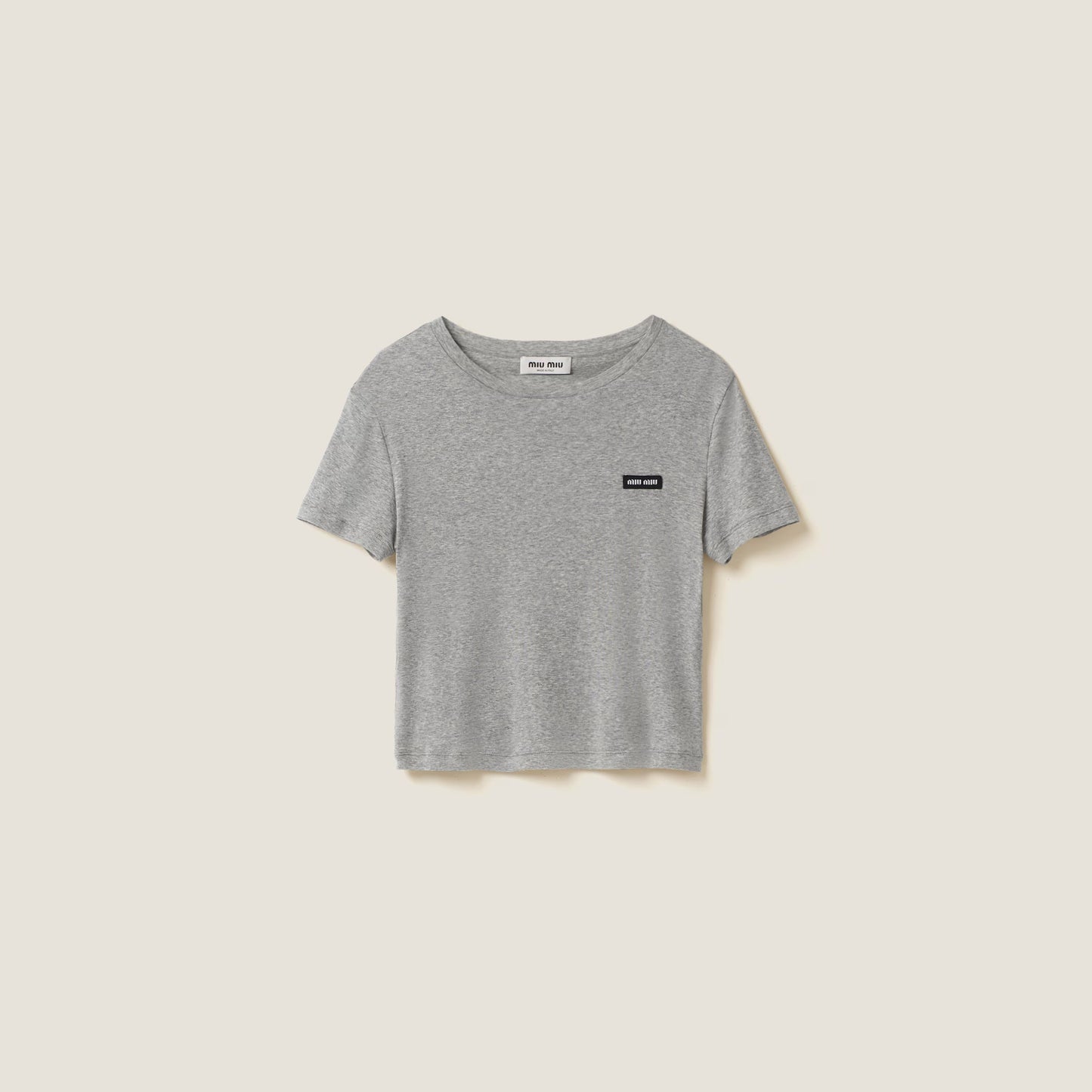 Ribbed jersey T-shirt