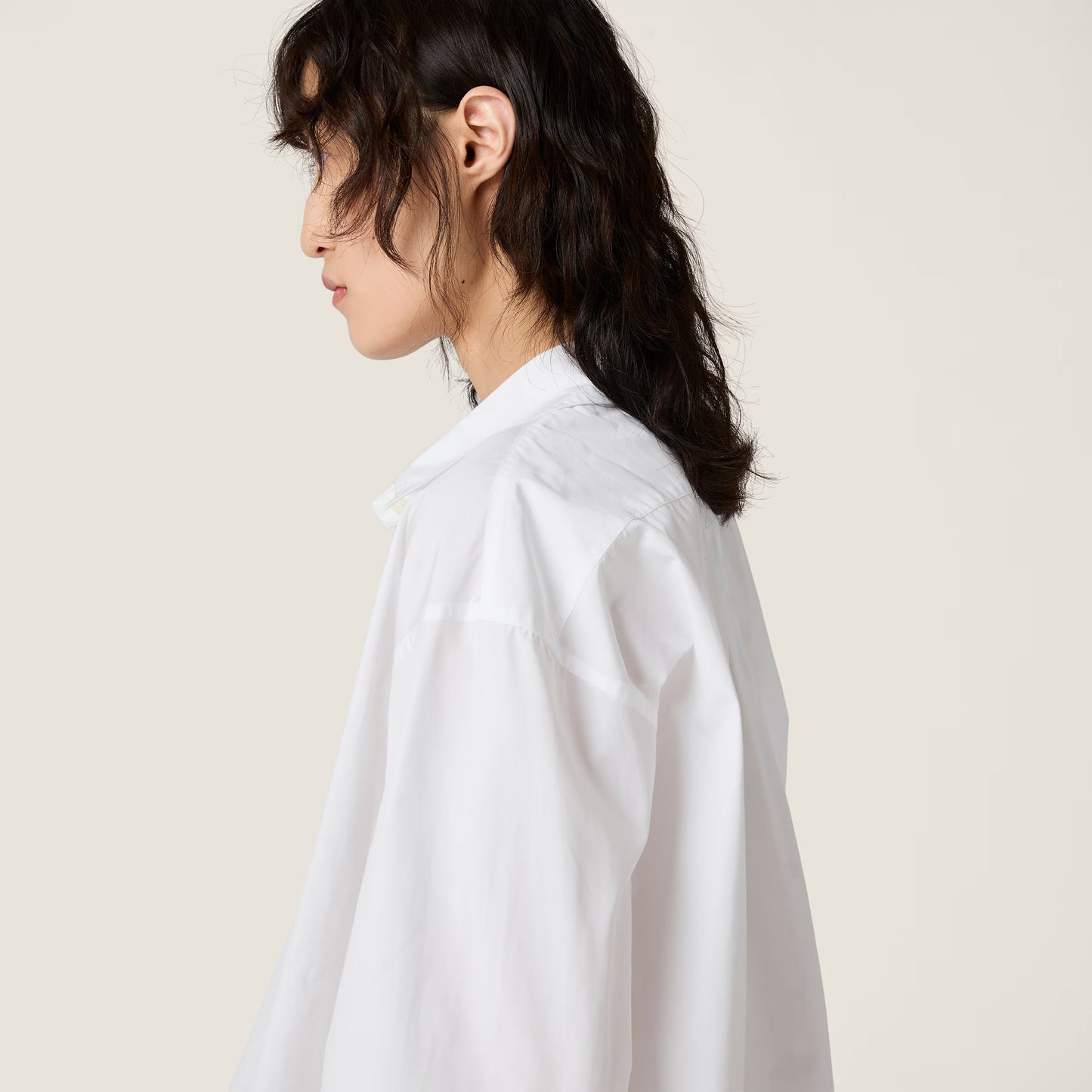 Poplin shirt – White