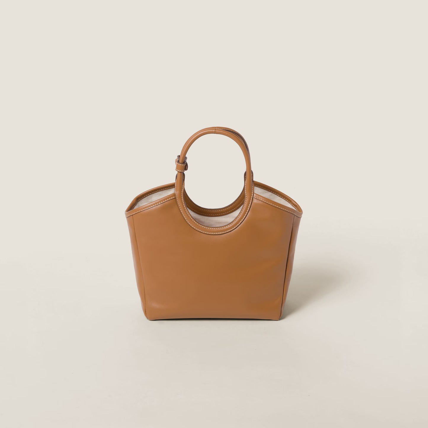 IVY small cognac leather handbag