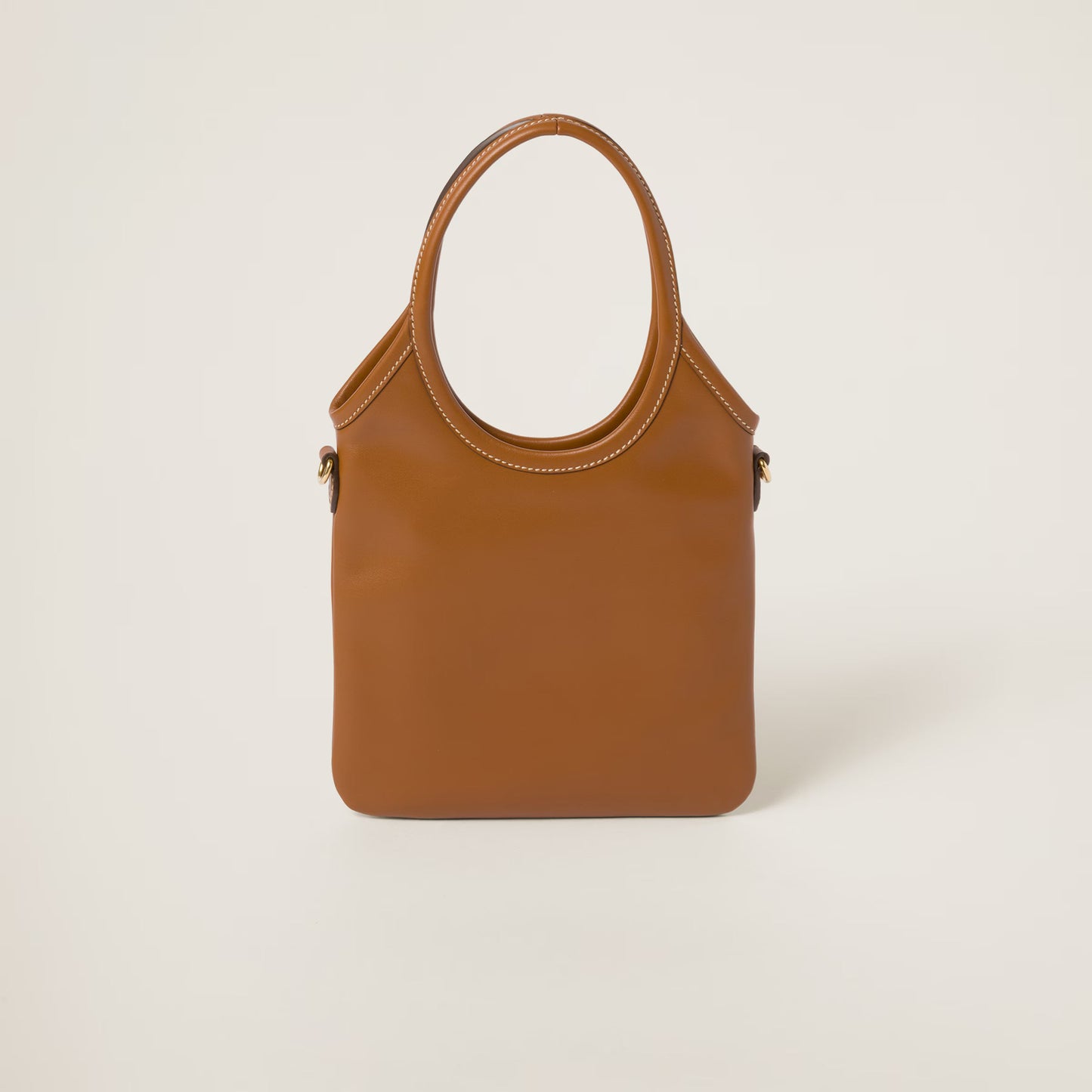 IVY leather mini bag – Cognac