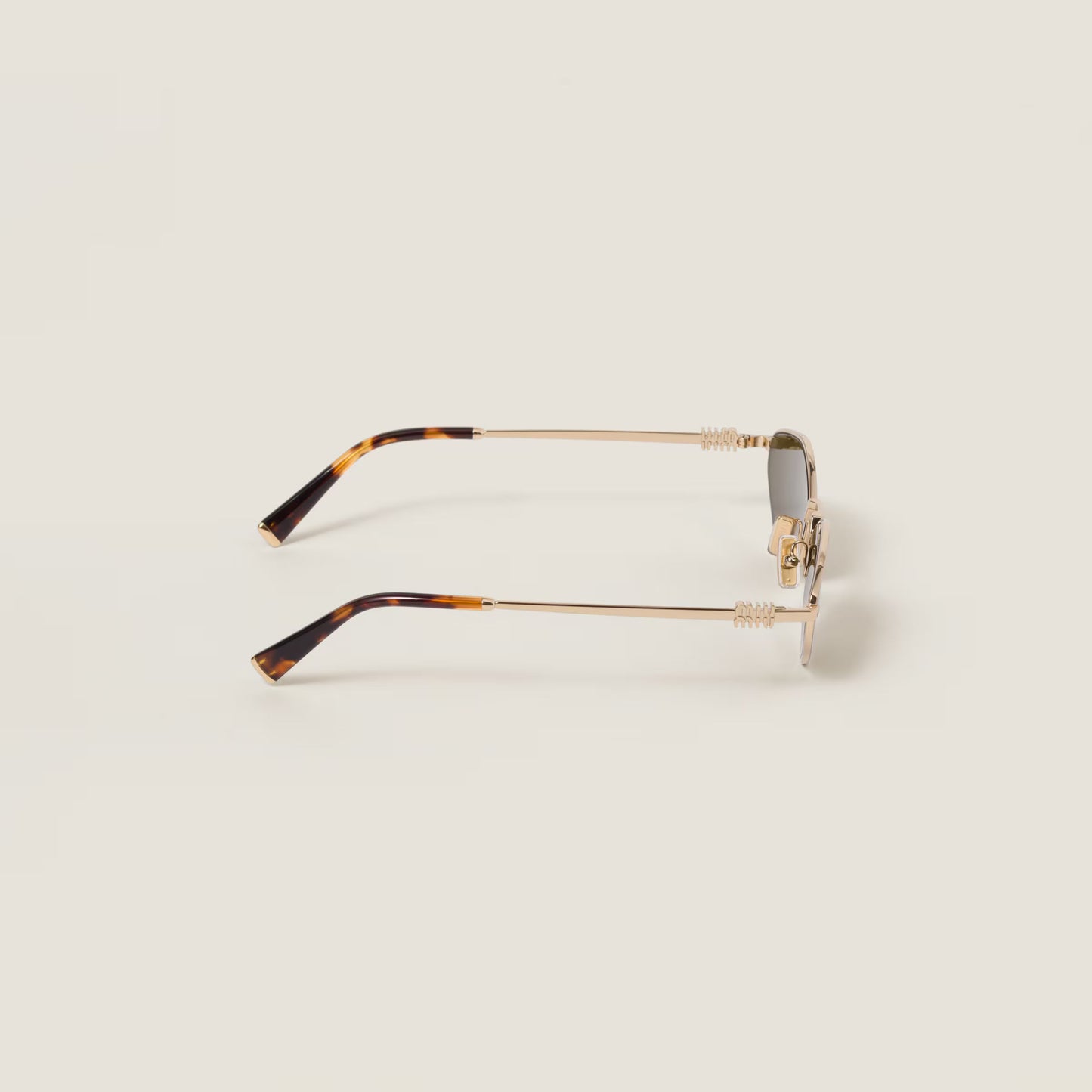 Miu Miu Logo sunglasses – eau-de-Nil green lenses