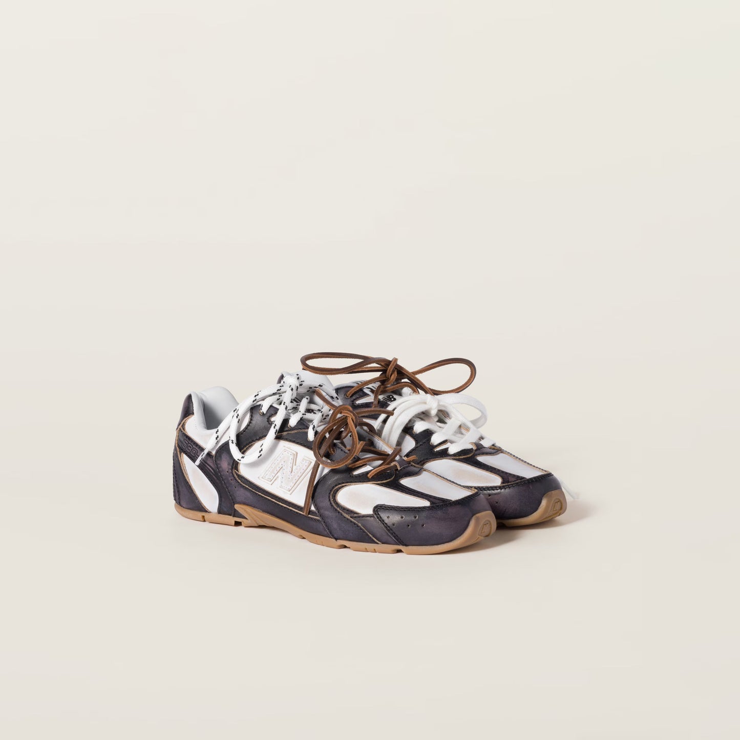 New Balance x Miu Miu 530 SL calf-leather trainers