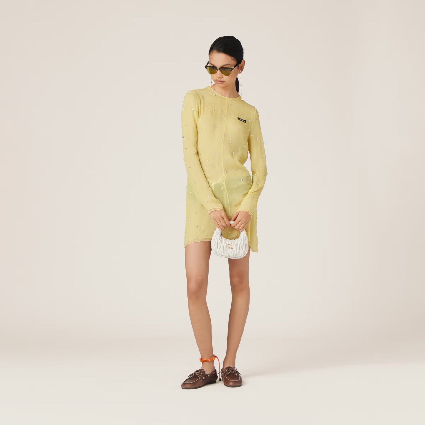 Wander mini hobo bag in quilted nappa leather