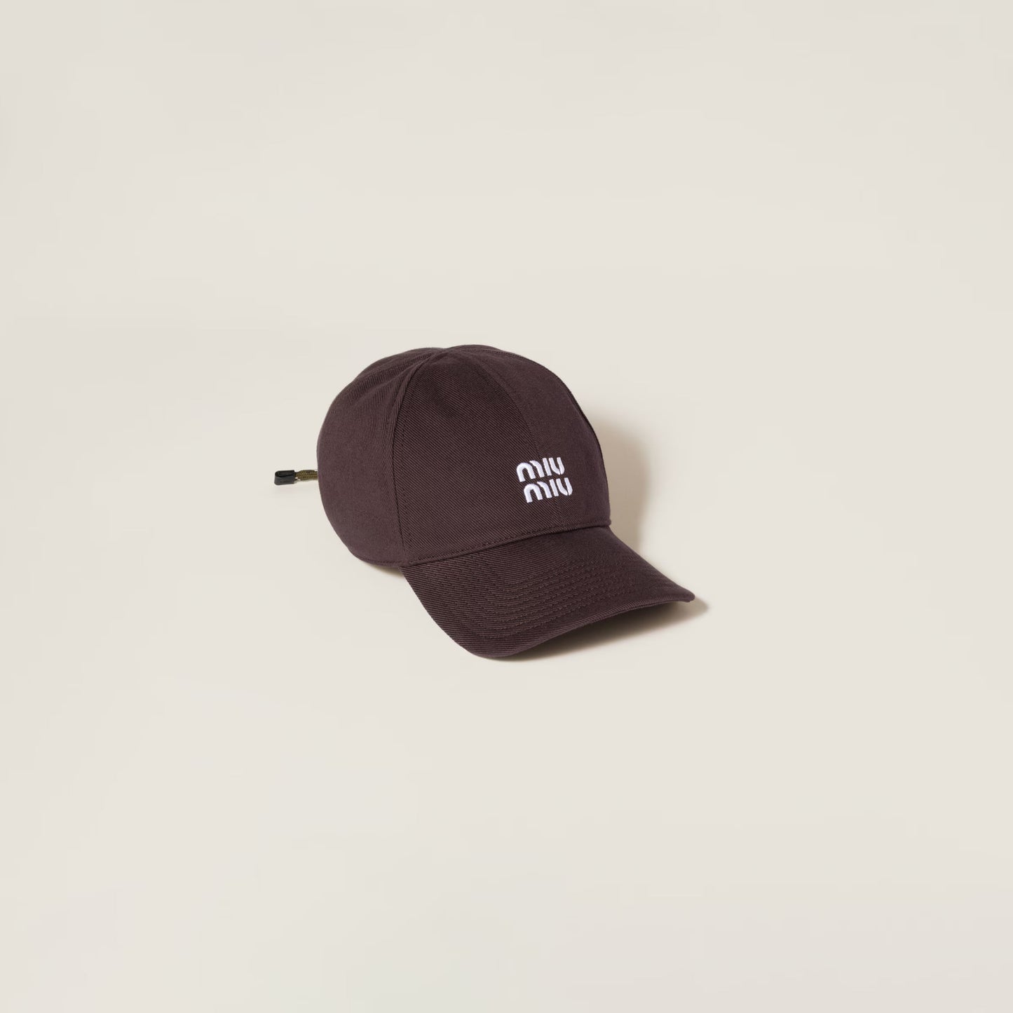 Denim baseball cap – Amaranth & Forest Green