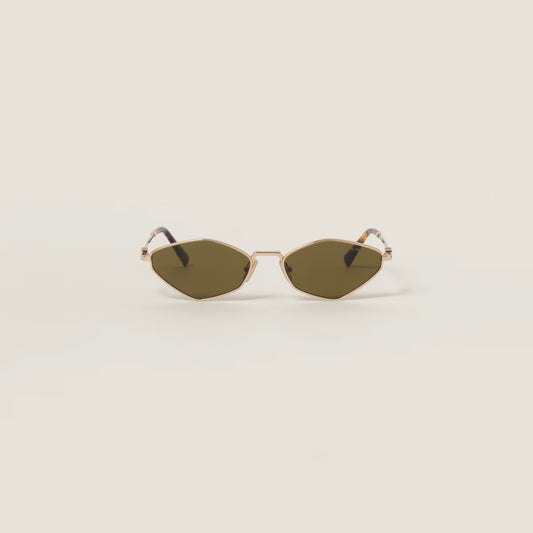 Miu Miu Logo sunglasses – eau-de-Nil green lenses