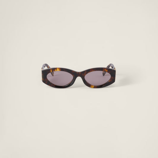 Miu Glimpse sunglasses – mauve lenses