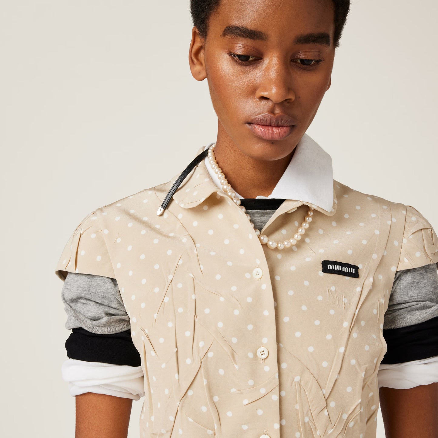 Ribbed jersey T-shirt