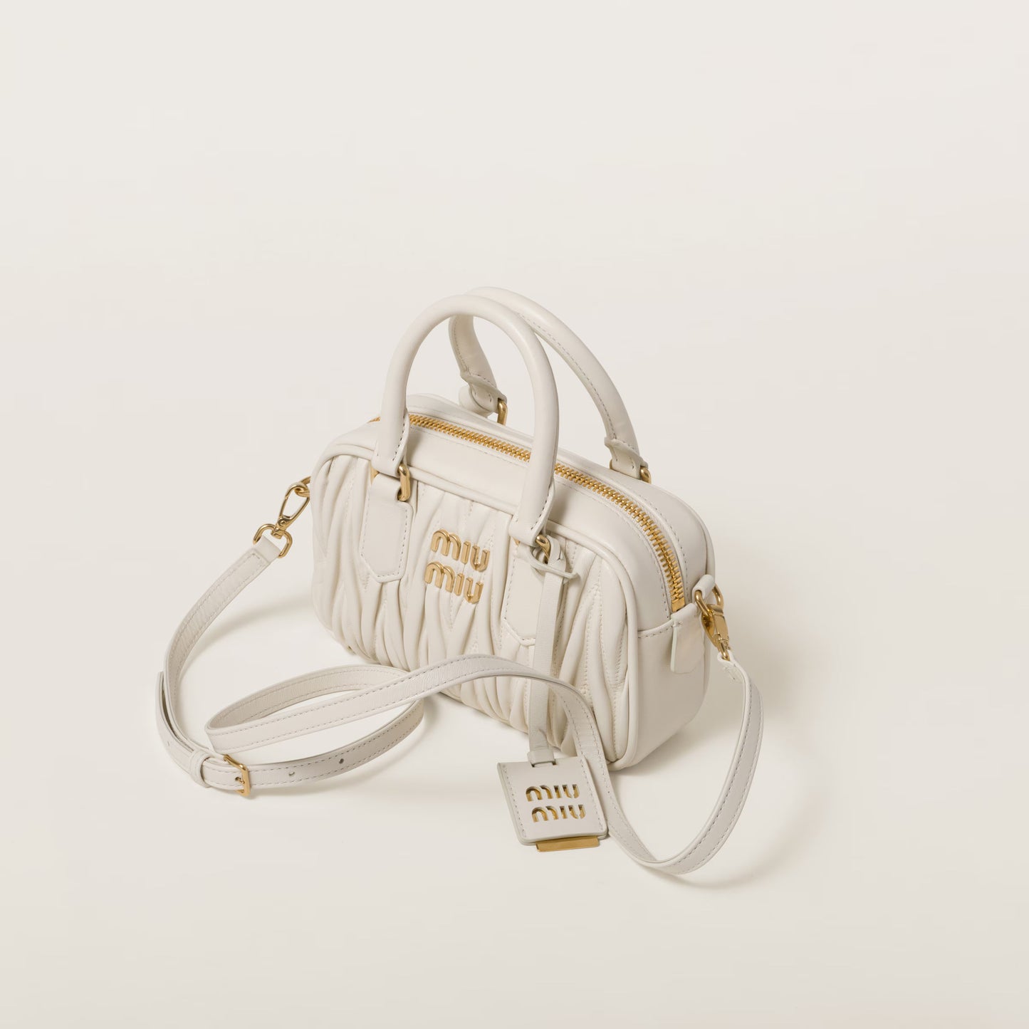 Arcadie quilted nappa-leather handbag Small