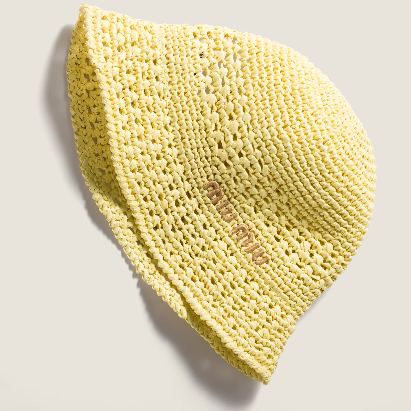 Fabric hat – Lemon & Caramel
