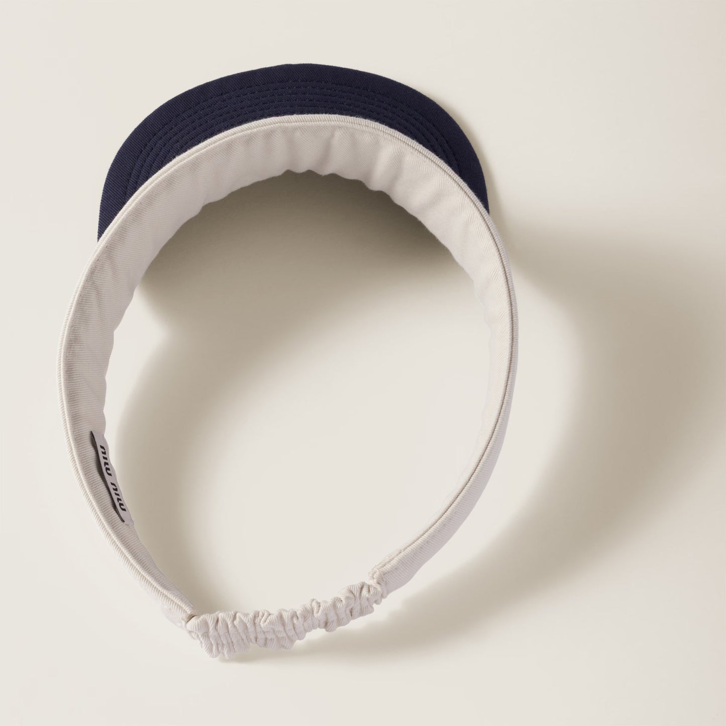 Drill visor – chalk white & blue