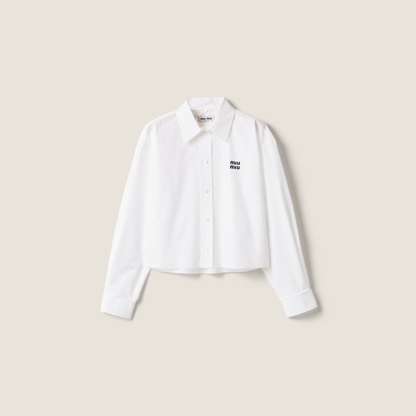 Poplin shirt – White