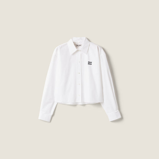 Poplin shirt – White