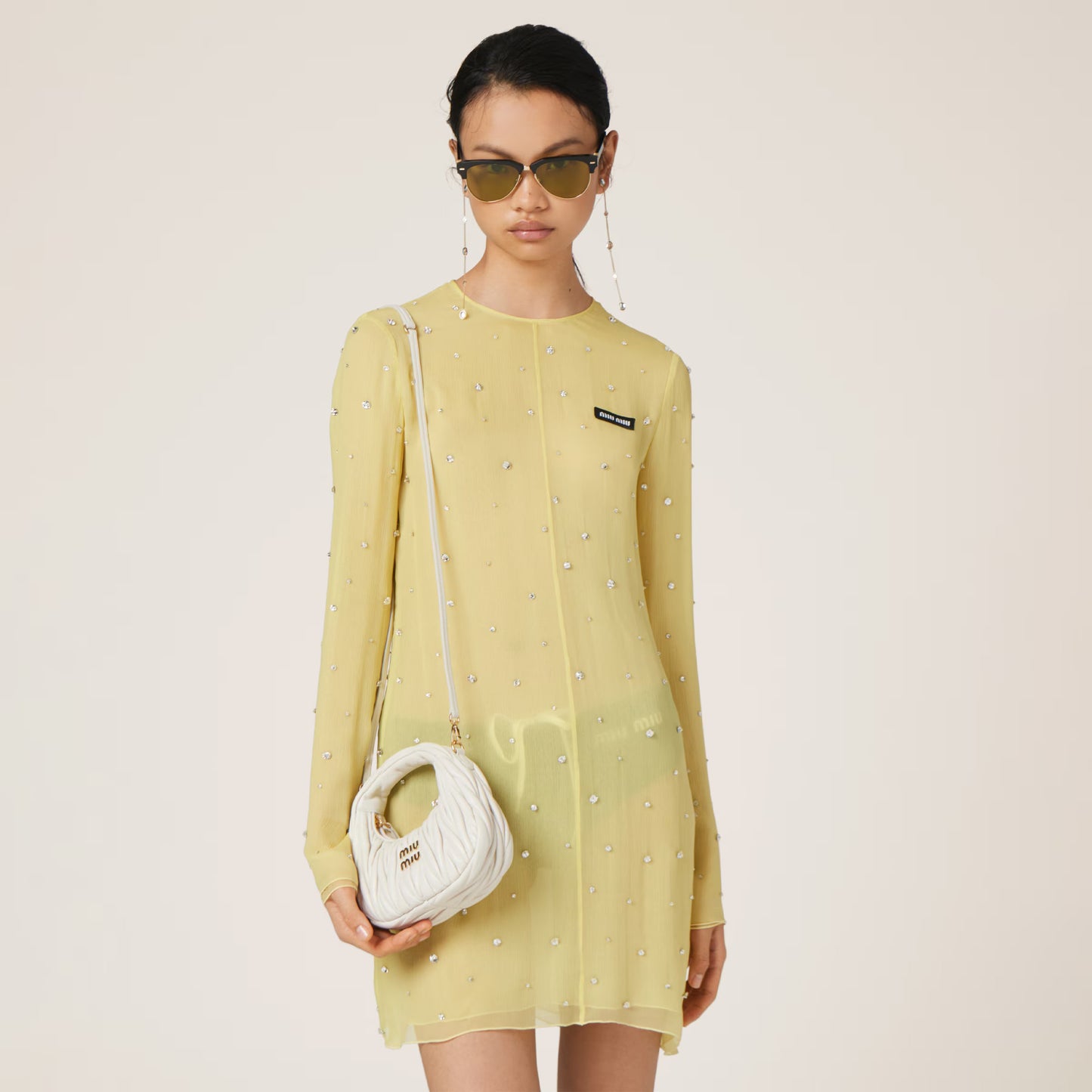 Wander mini hobo bag in quilted nappa leather